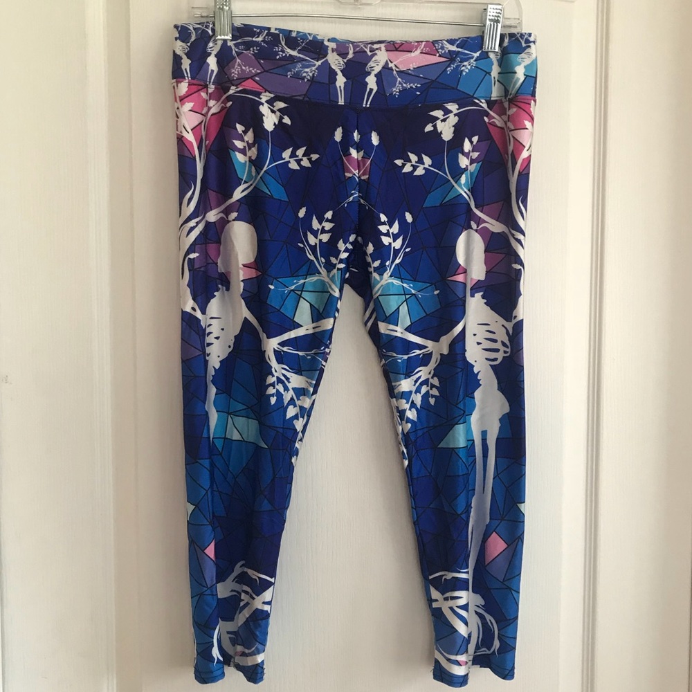 Stained glass leggings NWOT